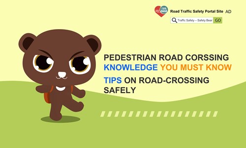 Pedestrian Road Using Knowledge! Safety Tips at Intersections